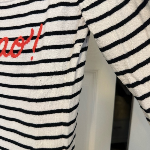 Banana Republic Striped Sweater with 'Ciao!' - Picture 8 of 10